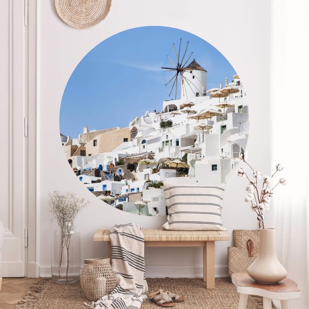 Wanddeko Schlafzimmer Weißes Griechenland