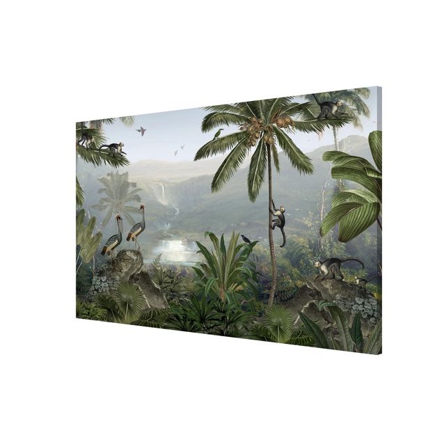 Wanddeko Büro Weitblick in die Tiefen des Dschungels
