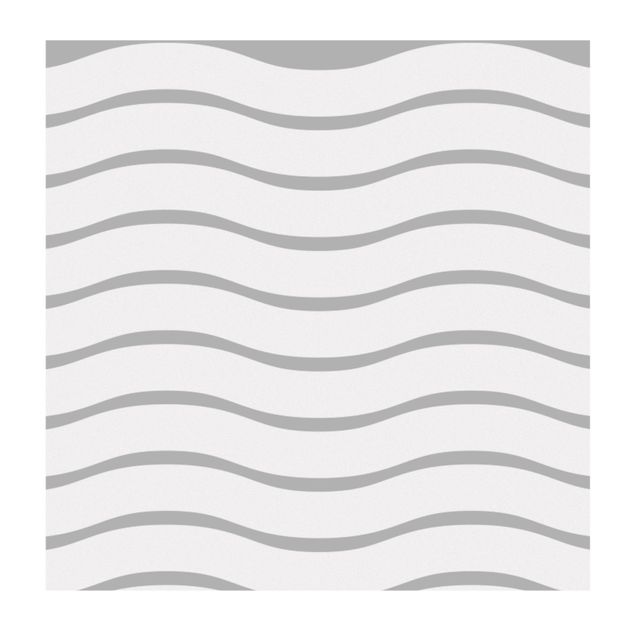 Wanddeko weiß Wellen Muster