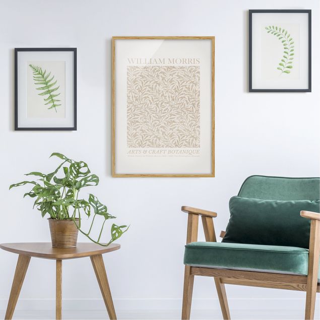 Wanddeko Schlafzimmer William Morris - Willow Pattern Beige