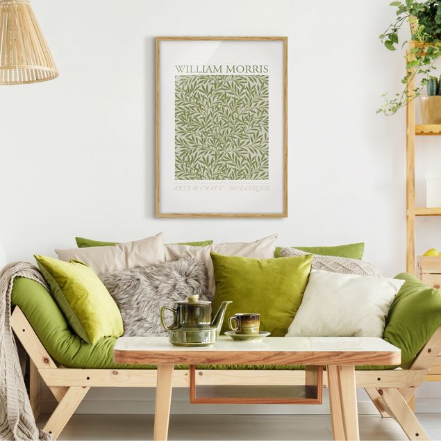 Wanddeko Blume William Morris - Willow Pattern