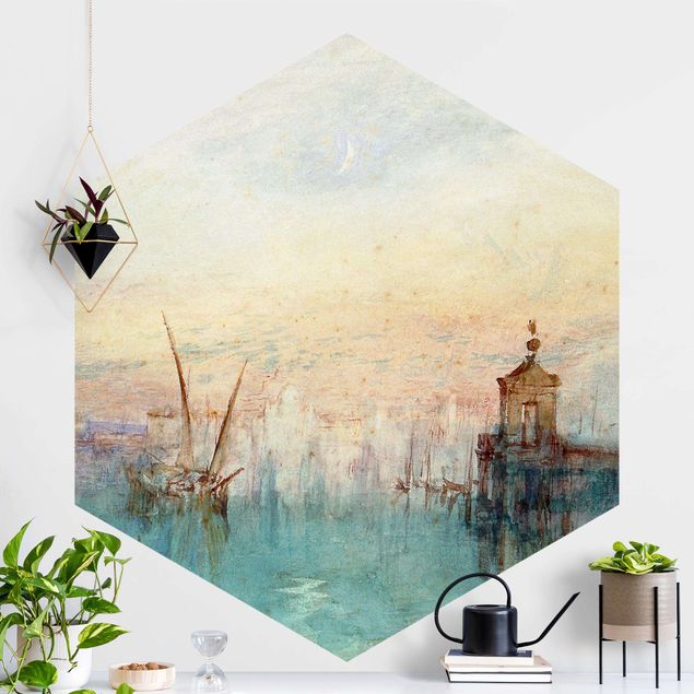 Wanddeko Schlafzimmer William Turner - Venedig mit Mond