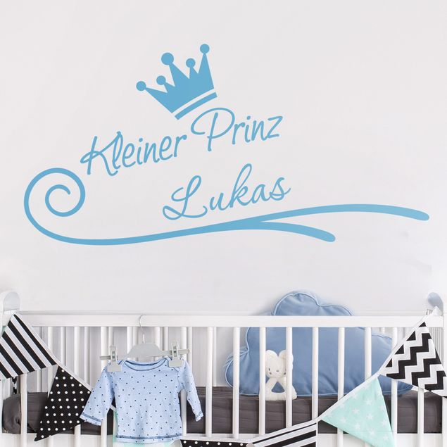 Deko Kinderzimmer Wunschtext-Kleiner Prinz