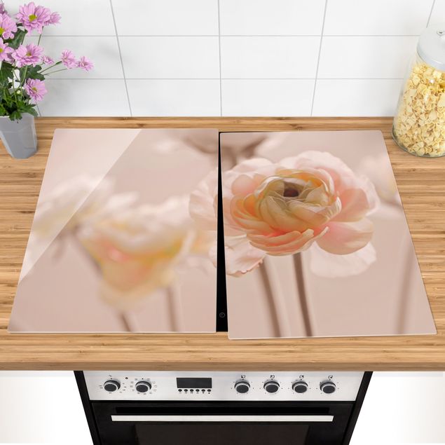 Küchen Deko Zarter Strauch an Rosa Blüten