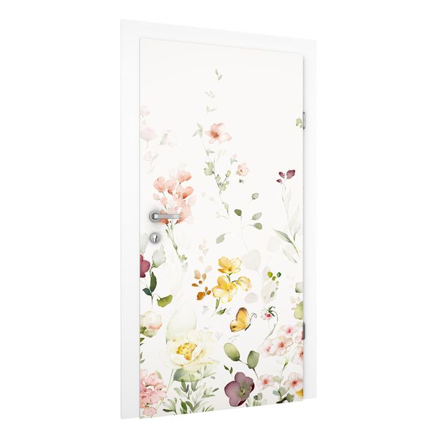 Wanddeko Schlafzimmer Zartes Blütenarrangement