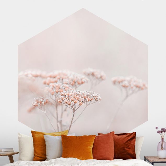 Wanddeko Schlafzimmer Zartrosane Wildblumen
