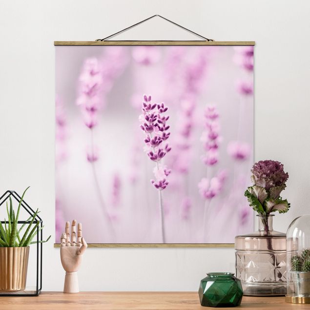 Wanddeko Wohnzimmer Zartvioletter Lavendel