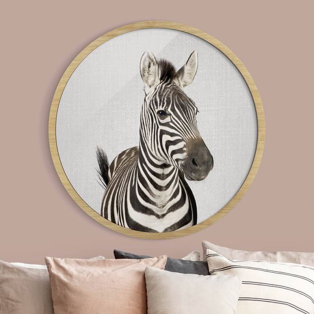 Wanddeko Wohnzimmer Zebra Zilla