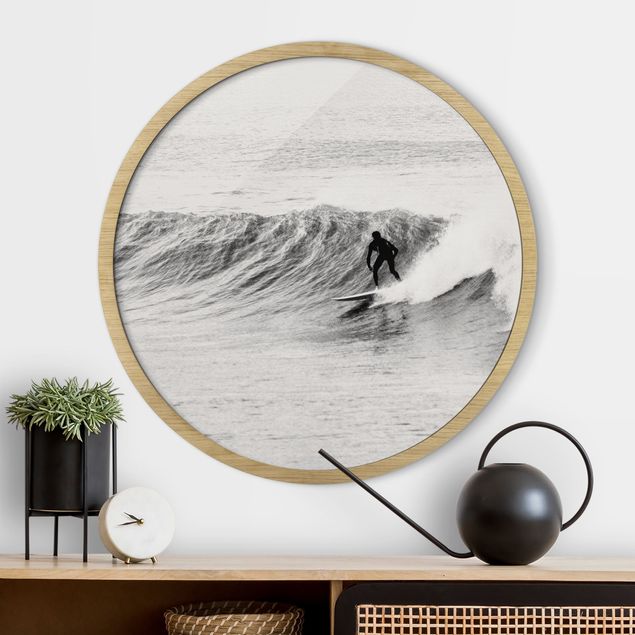 Strandbilder mit Rahmen Zeit zum Surfen
