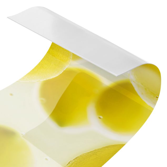 Küchenrückwand Folie Zitronen im Wasser